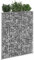 BaraSh Gabionen-Hochbeet Trapezform Verzinkter Stahl 80x20x100 cm Hochbeet Garten GabionenköRbe Hochbeete FüR Garten Gabionen Zaun