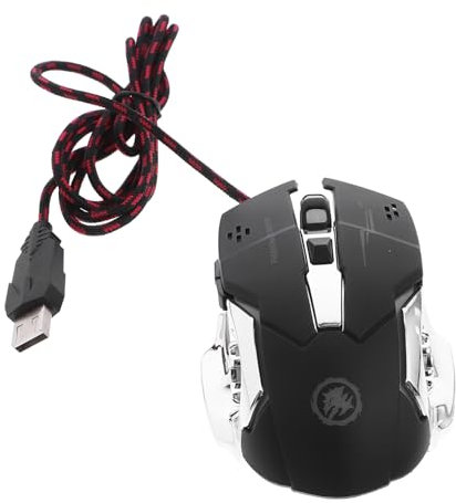 OSALADI Souris USB Optique pour Pc Portable Et Gaming avec LED Colorée Fonctionnelle Et Confortable