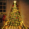 ACAREY Weihnachtsdeko Lichterkette Weihnachtsbaum Lichterkette mit Timer, 2M 198LEDs Lichterkette Weihnachtsbaum beleuchtung 9 Stränge Lichterkette für Innen Drauß, 8 Modi, IP65 Wasserdichte (Warm)