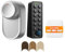 SwitchBot Lock Ultra, Cerradura Inteligente WiFi con Teclado De Pantalla Táctil, Huella Dactilar, Cerradura Electrónica con Batería Recargable, Compatible con Cilindro Europeo, Matter/Alexa/Google