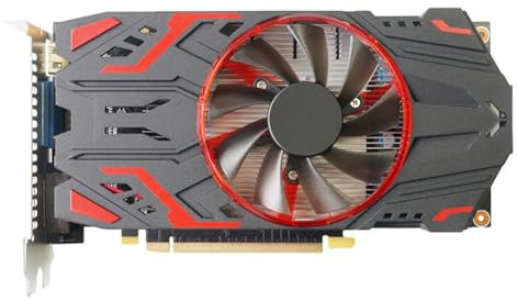 Heilanole Carte Graphique D'Ordinateur GTX 550Ti 4 Go GDDR5 Cartes Vidéo de pour Ordinateur PCI-Express 2.0 Carte Vidéo de Séparée
