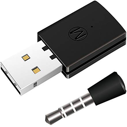 Aumotop BT 4.0 Wireless Headset-Adapter mit Mikrofon für, Hochwertiger USB-Dongle für Kopfhörer, Praktischer Gaming-Dongle