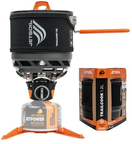 Jetboil TrailCook Campingkocher 1,2 Liter mit einstellbarer Wärmeregulierung