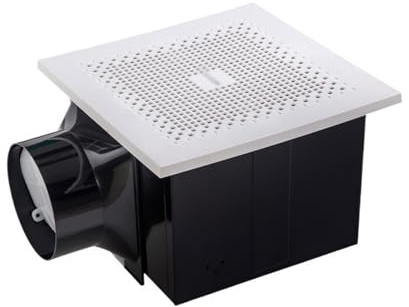 FAJNUZI2024 Extractor de Aire Extractor de Techo, silencioso, Potente, for, baño, Oficina, Ventilador Extractor Inodoro(37 * 37cm)