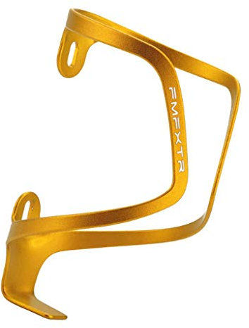 Perfeclan Fahrradflaschenhalter Ultraleichter Robuster Fahrrad Trinkflaschenhalter aus Aluminiumlegierung, 5 Farben auswählbar, Gold