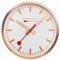 Mondaine Wanduhr mit batteriebetriebenem Quartzwerk, Gehäuse aus: Aluminium, Farbe: Kupfer, Durchmesser: 40 cm, A995CLOCK17SBK