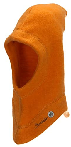 Sterntaler Baby Mädchen Schalmütze Kleinkinder Schalmütze Mütze - Schalmütze Kinder - aus Merino Wolle (sehr weich) - hellbraun, 45