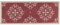 Salonloewe Paillasson Fancywork rose - Lavable - 30 x 75 cm