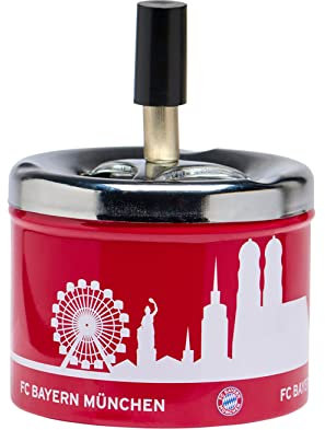 FC Bayern München Aschenbecher Drehascher (one Size, rot)