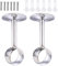 Hicello 22mm Gardinenstangenhalter, Kleiderstangenhalter, Deckenstangenhalter, Garderobenstangenhalter aus Edelstahl für Bad, Balkon, Küche, Schrank