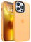 CANSHN Upgrade für iPhone 13 Pro Hülle [Militärschutz] Schutzhülle Samtige Touch Slim Matt Anti-Kratzen Dünne Handyhülle iPhone 13 Pro Case, Orange