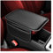 JNNJ Auto-Armlehnenpolster, Universal Center Console Lederpolster Schutz, Auto Schaumstoff Armlehne Box Matte Für Die Meisten Fahrzeuge, SUV, LKW, Autos(Schwarz)