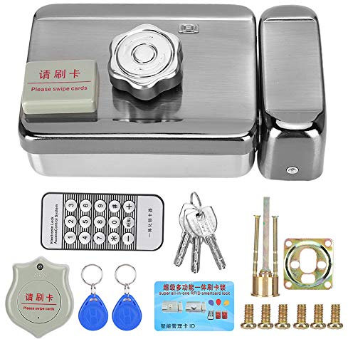 DStainless - Serratura elettrica in acciaio inox, con telecomando