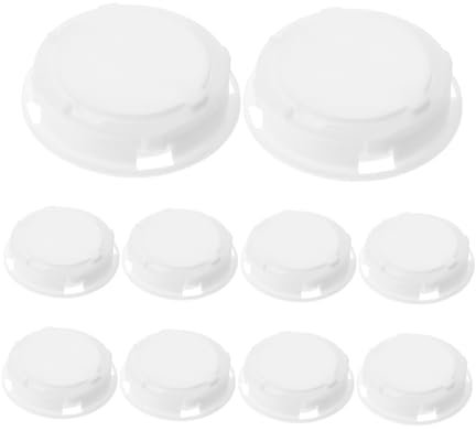 Gogogmee Stopfen Sparschwein Bodenverschluss Aus Langlebigem Abs 10 Stück Weiß Klein Ersatz Für Spardosen Verschluss Zum Schützen Und Nachfüllen