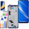 HLYGZX Pantalla de repuesto para pantalla LCD Xiaomi Redmi 7, M1810F6LG M1810F6LH M1810F6LH M1810F6LI, kit de piezas de reparación (azul cometa con marco)