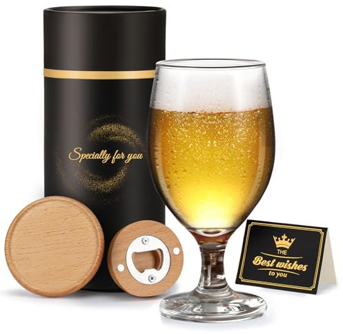 Eurpletyh Verre À Bière cadeau Pour Papa, Personnalisé cadeau Anniversaire Papa,Cadeau Fete Des Peres