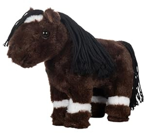 HKM Cuddle Pony Foal Dark Brown 29 x 38 cm