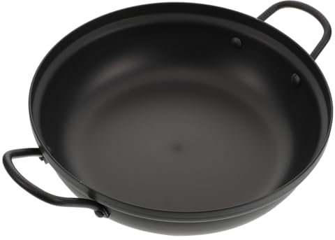 Garneck Aluminum Alloy Seafood Pot Soup Pots Hot Pot Soup Pot Korean Cooking Pot Korean Pots Korean Ramen Pot with Handles Steam Pots for Seafood Household Seafood Pot Korean Hot Pot Black