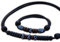 HANA LIMA Lederkette Armband Halskette Surferarmband Lederarmband Surferkette Schmuck Set