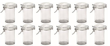 Petit Bügelverschlussglas rund 75 ml 12er Set