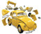 Airfix QUICKBUILD Model Car Kit - VW Beetle Yellow Car Building Kit for Kids 6+, Construction Toys for Boys & Girls, No Glue Model Making - Classic Car Gifts Plastic Model Kits