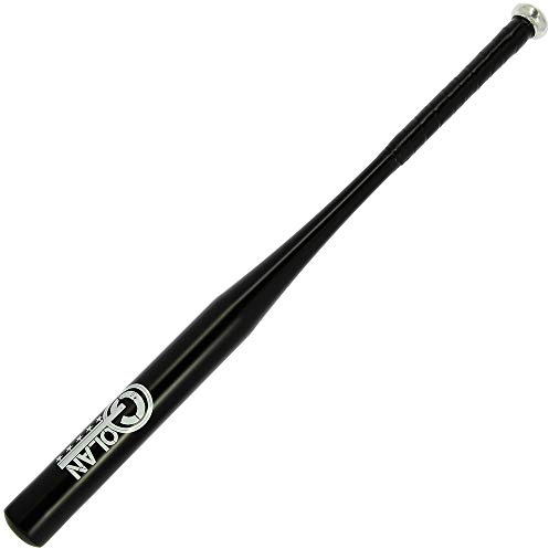 Golan Black Lightweight Durable Alloy Aluminium Metal Full Size Outdoor Practice Training Baseball Softball Rounders Bat Single or Pair 24-32