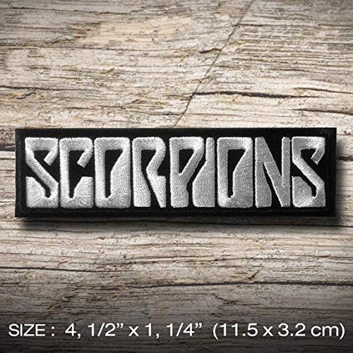 SCORPIONS Rocker Aufnäher Besticktes Patch zum Aufbügeln Applique Souvenir Zubehör