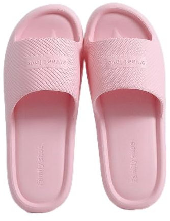Hausschuhe Pantoletten Slipper Damen Herren Schuhe Frau Flache Sandalen Männer Frauen Indoor Home Hausschuhe Flip Flops Feste rutschfeste Bad Hausschuhe Frauen Schuhe-New_Pink_39