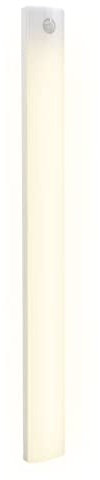 ANSMANN LED Unterbauleuchte 35cm, dimmbare Schrankbeleuchtung mit Bewegungsmelder, wiederaufladbarer Akku, 4 Lichtfarben, magnetisch, ideal für Schränke, Küche, Bad, Schublade, Flur, Treppe, etc, Weiß