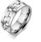 Banemi Biker Ring Herren, Bohemian Rings Edelstahl Plata 9mm Giratorio Hypoallergen Verlobungsringe Freundgeschenk Größe 56 (17.8)