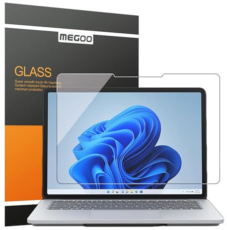 MEGOO Surface Laptop Studio 2/1 14.4 Zoll gehärtetes Glas Displayschutz, Hohe Transparenz/Hoch Ultraklar/Stärke 9H schutzfolie (Modell 2029/1964)