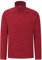 Mountain Warehouse Snowdon Mens Micro Fleece Top - Warm, Breathable, Quick Drying, Zip Collar Fleece Sweater, Soft & Smooth Pullover - For Spring Summer, Travelling, Walking Dark Red XXS