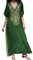 LikeJump Femmes Bohème Broderie Caftan Maxi Bikini Couverture Ups Été Robe de Plage