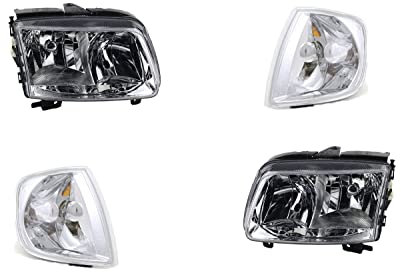 Johns, Scheinwerfer Haupt passend für VW Polo 6N ab 99-01 Satz H7 H1 LR inkl. Blinker