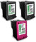 MWT Tintenpatronen 2X kompatibel für HP 652 DeskJet Ink Advantage 3875 ersetzen 652 BK Black Schwarz