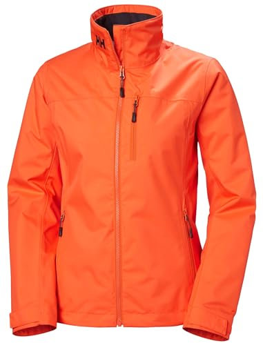 Helly Hansen Crew Midlayer Jacket 2.0 für Damen - Stylischer wasserdichter Mantel mit Fleece-gefüttertem Komfort, 307 Flame - XX-Large