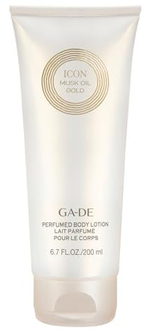 Icon Musk Oil Gold Perfume Body Lotion by GA-DE for Women – 6,7 oz Body Lotion