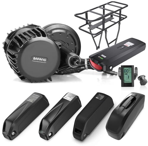 Bafang 1000W 52V 68MM Mittelmotor BBS-HD G320 Elektrofahrrad Umbausatz Ebike Umbaukit mit 800S Display, 20Ah Yingwu Akku