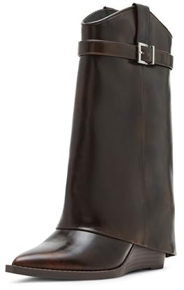 Madden Girl Damen Jjoe Fashion Boot, Brown Rub, 39 EU