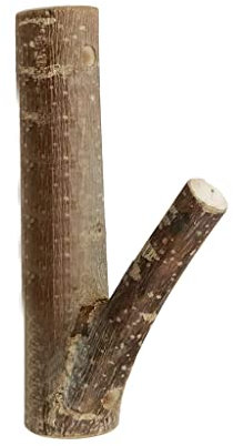 XANHOY Vintage Holz Baum Ast Wandhaken Dekorative Holz Klebehaken für Schlüsselhalter Tasche Hut Garderobe Baum Ast Wandhaken