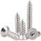 Yyyuluo M6 Acciaio Inox 304 Svasato Vite a Brugola Viti a Macchina con Esagono Incassato Grado 8 Testa Piatta Viti per Legno per Lavorazione del Legno Fai Da Te Metallo Costruzione