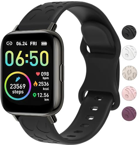 OUTPUTBT 20mm Armband für NAIXUES S53 Uhrenarmband für aeac/Fitpolo ID208BT Ersatzarmband für RUXINGX G35,RUIMEN G20,Tensky ID208 plus,A1 LW31,Jugeman Q23,KALINC1/Popglory/IDEALROYAL/P22/P32/P96