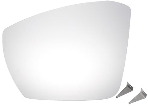A ABSOPRO Espejo retrovisor izquierdo de repuesto de cristal convexo calefactado para Skoda Octavia para Volkswagen T-CROSS para Volkswagen T-ROC 5E0857521