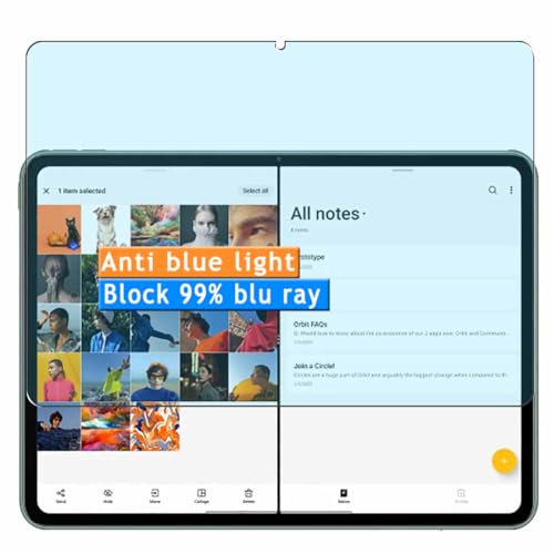 Vaxson 2-Pack Anti Luce Blu Pellicola Protettiva, compatibile con OnePlus Pad 2 12.1 Tablet, Screen Protector Film [Non Vetro Temperato]