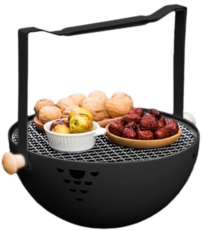 Tragbarer Holzkohlegrill – Holzkohlegrill, zusammenklappbarer Outdoor Ofen | klappbarer Grillofen, Campinggrillofen, Kohleofen für Zuhause, Küche