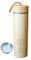 Bouteille Isotherme 500 ml StyleTherme en Bambou Naturel avec Gravure d'Arbre, pour Thé et Café, avec Cordon de Transport