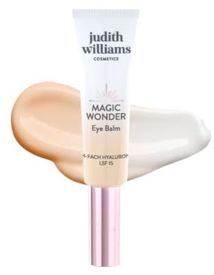 Judith Williams Cosmetics Magic Wonder Eye Balm, Augencreme und Concealer mit LSF, hauttonanpassend und feuchtigkeitsspendend, kaschiert Augenschatten und polstert Trockenheitsfältchen auf, 10 ml