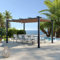Tonnelle/Pergola Aluminium 3x4m Toile coulissante rétractable - Gris/Taupe-Ohio XL