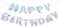 DazzJoy Meerjungfrau Happy Birthday Girlande, Meerjungfrauen Geburtstag Girlande, Meerjungfrau Geburtstagsgirlande Deko Kindergeburtstag, Meerjungfrauen Girlande Geburtstag für Unterwasserwelt Deko