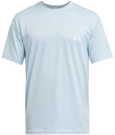 Quiksilver Kurzärmeliges Surf-T-Shirt mit LSF 50, für den Alltag, Blau
